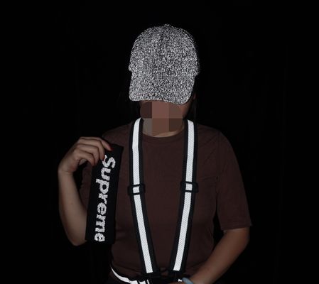 สายใยสะท้อนแสง เสื้อผ้าความปลอดภัย สายใยสะท้อนแสง ความเห็นสูง สายใยสะท้อนแสง