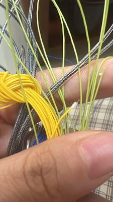 สายใยเคลือบพอลิเอสเตอร์ PVC สไตล์ลิ่ง สายเย็บ สายใยเทียม