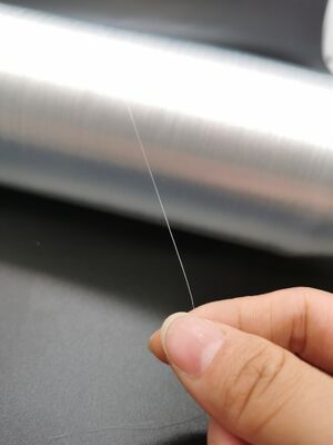 โรงงานขายดี เส้นด้ายโมโนฟิลาเมนต์ PET ขนาด 0.18MM 0.23MM 0.25MM 0.30MM สำหรับปลอกถักเปียที่นอน 3 มิติ