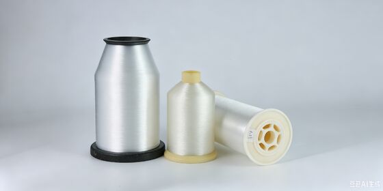 60D 80D 100D 0.10MM 0.12MM 0.14MM เส้นด้ายไนลอนโพลีเอสเตอร์ PP PE สำหรับโรงงานทอสายรัดปักขายส่ง